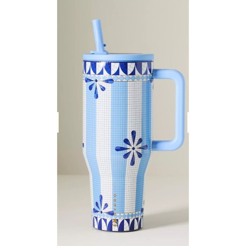 HydroJug x Anthropologie 40 oz. Traveler Water Bottle CAPRI NEW!